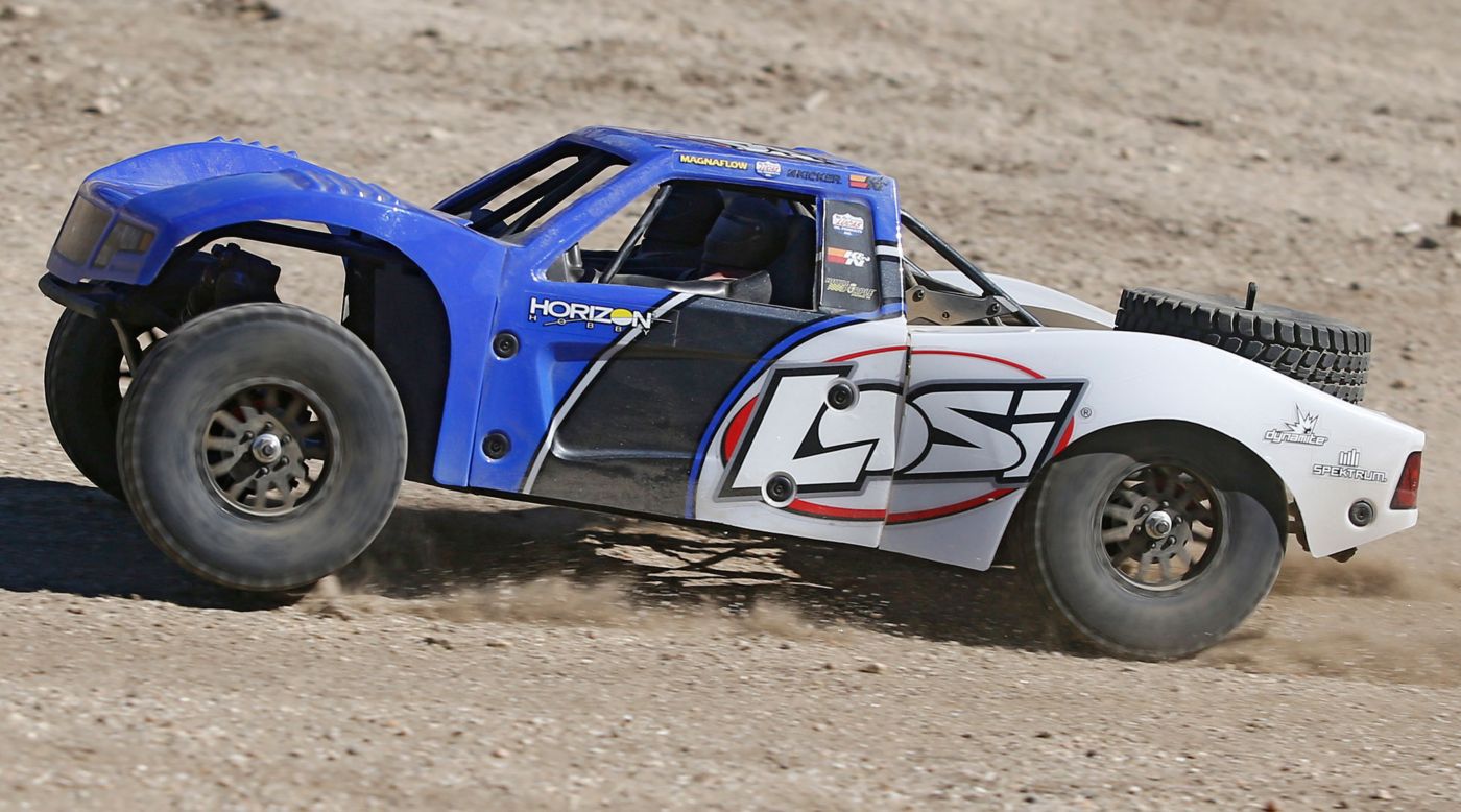 Losi LOS03008T2 - 1/10 Baja Rey 4WD RTR Desert Truck with AVC, Blue