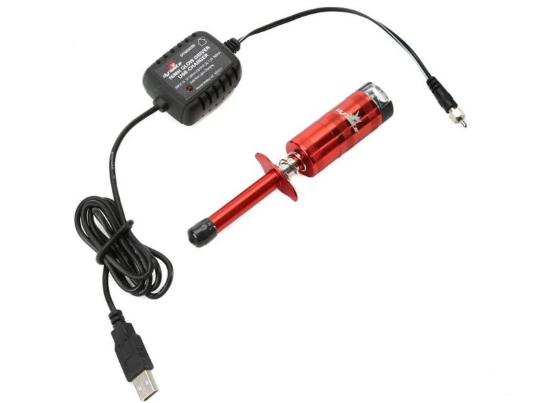 Dynamite DYNE0200 - Metered NiMH Glow Driver with USB Charger