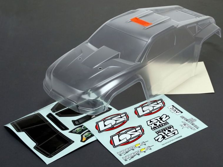 Losi LOS240005 - Body Set, Clear (LST XXL-E)