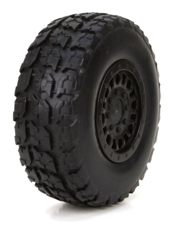 ECX 41001 - Front/Rear Pre-mount Tire, 2 pcs (1/18 4WD Torment)