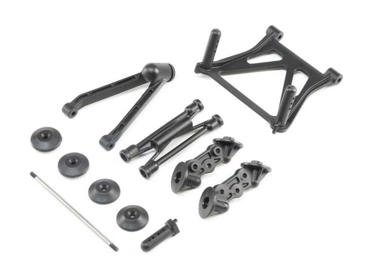 Team Losi LOS240010 - Swivel Rear Body Mount Set (LST 3XL-E)