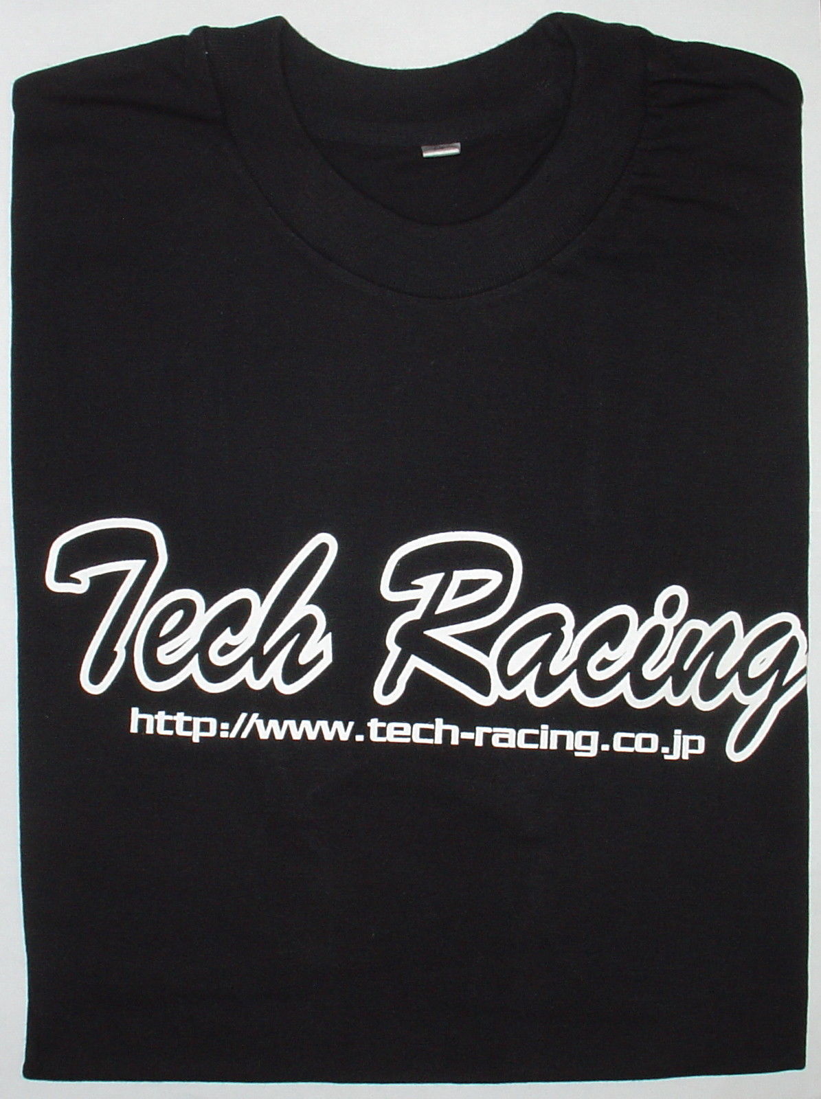 Tech Racing T-L - Tech Racing T-Shirt Black L-Size