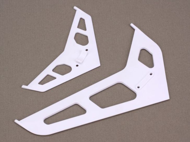 Blade BLH1672 - Stabilizer/Fin Set, White (B450, 330X)