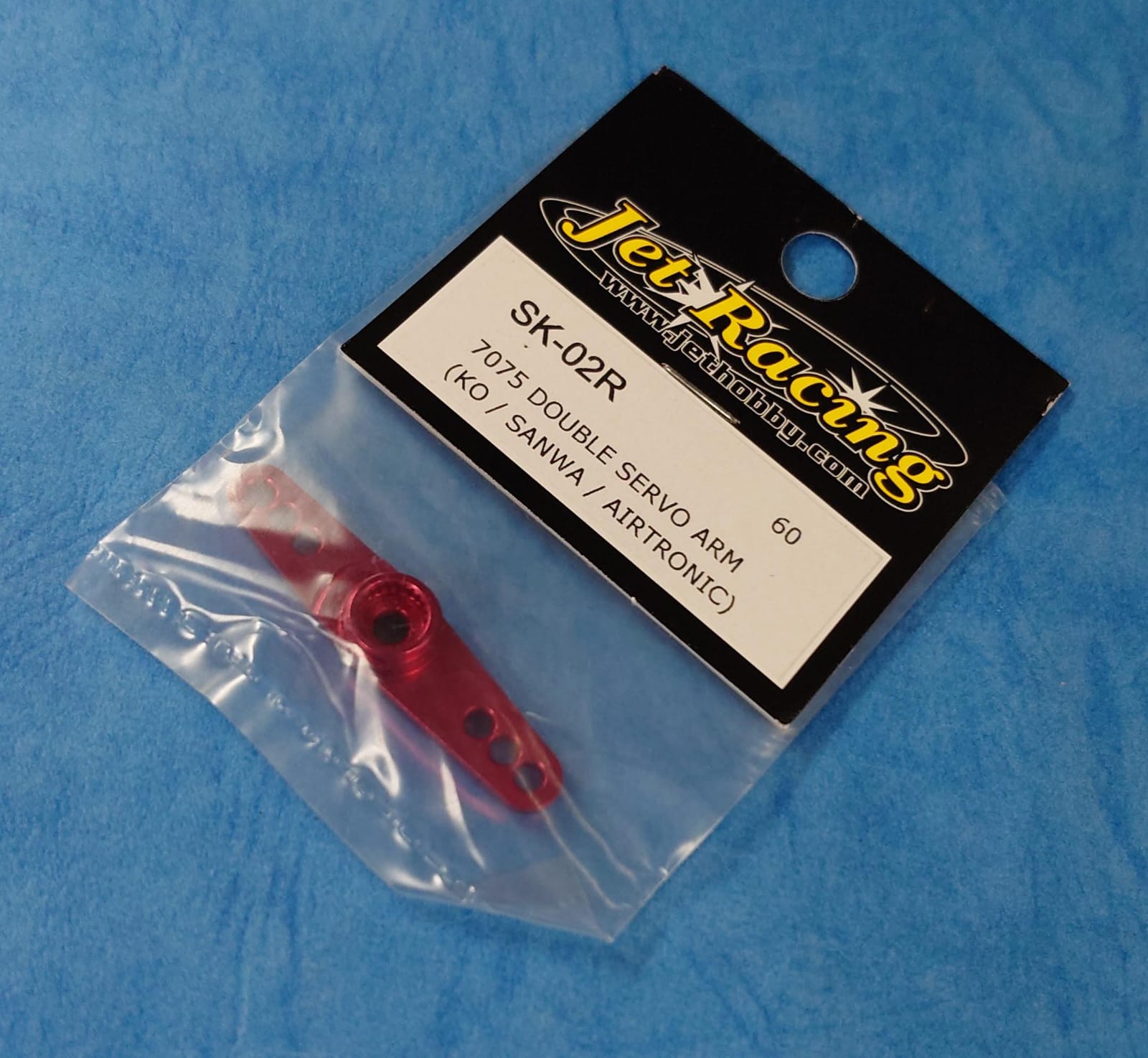 Jet Racing SK-02R - 7075 Double Servo Arm (KO / Sanwa / Airtronic)