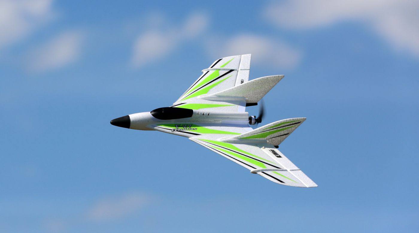 E-flite EFLU4250 - UMX F-27 Evolution BNF Basic with AS3X and SAFE Select