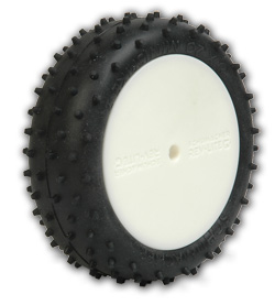 Schumacher U6793 - Mini Spike2 -Pre-Glued Yellow Front Hex Drive(pr)