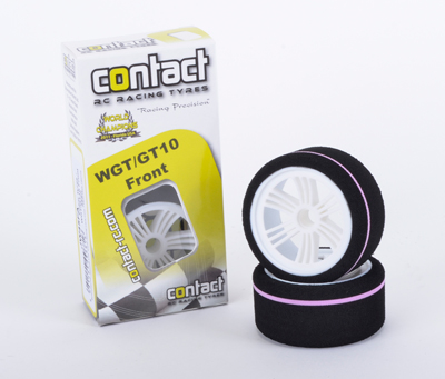 Contact JW40FA - Foam Tyres - WGT/GT10 Front 40Sh Purple