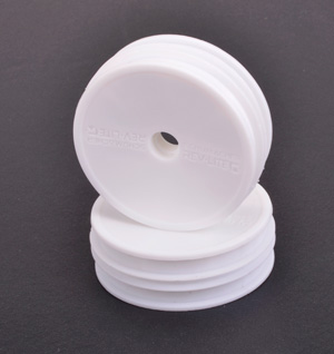 Schumacher U4104 - Wheel Front Slim 2WD - Flexlite White - pr