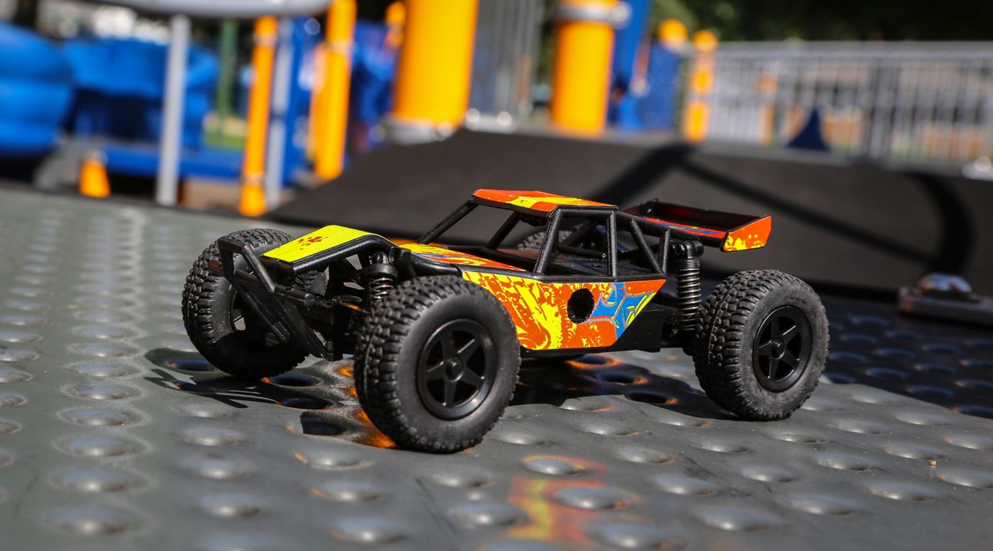ECX 00007T2 - 1/28 Micro Roost 2WD Buggy RTR, Yellow