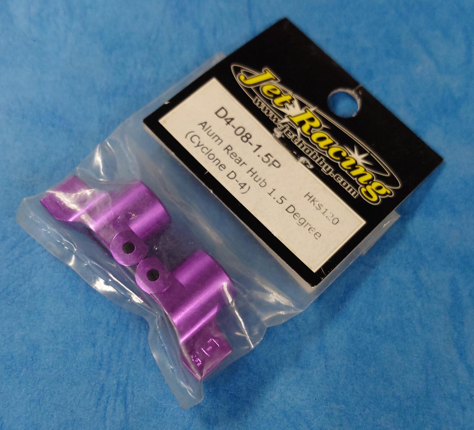 Jet Racing D4-08-1.5P - Alum Rear Hub 1.5 Degree (Cyclone D-4 / HPI Cyber 10B)