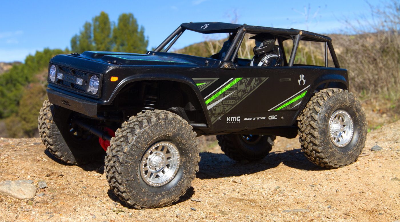 Axial 90074T2 - 1/10 Wraith 1.9 4WD Brushed RTR, Black