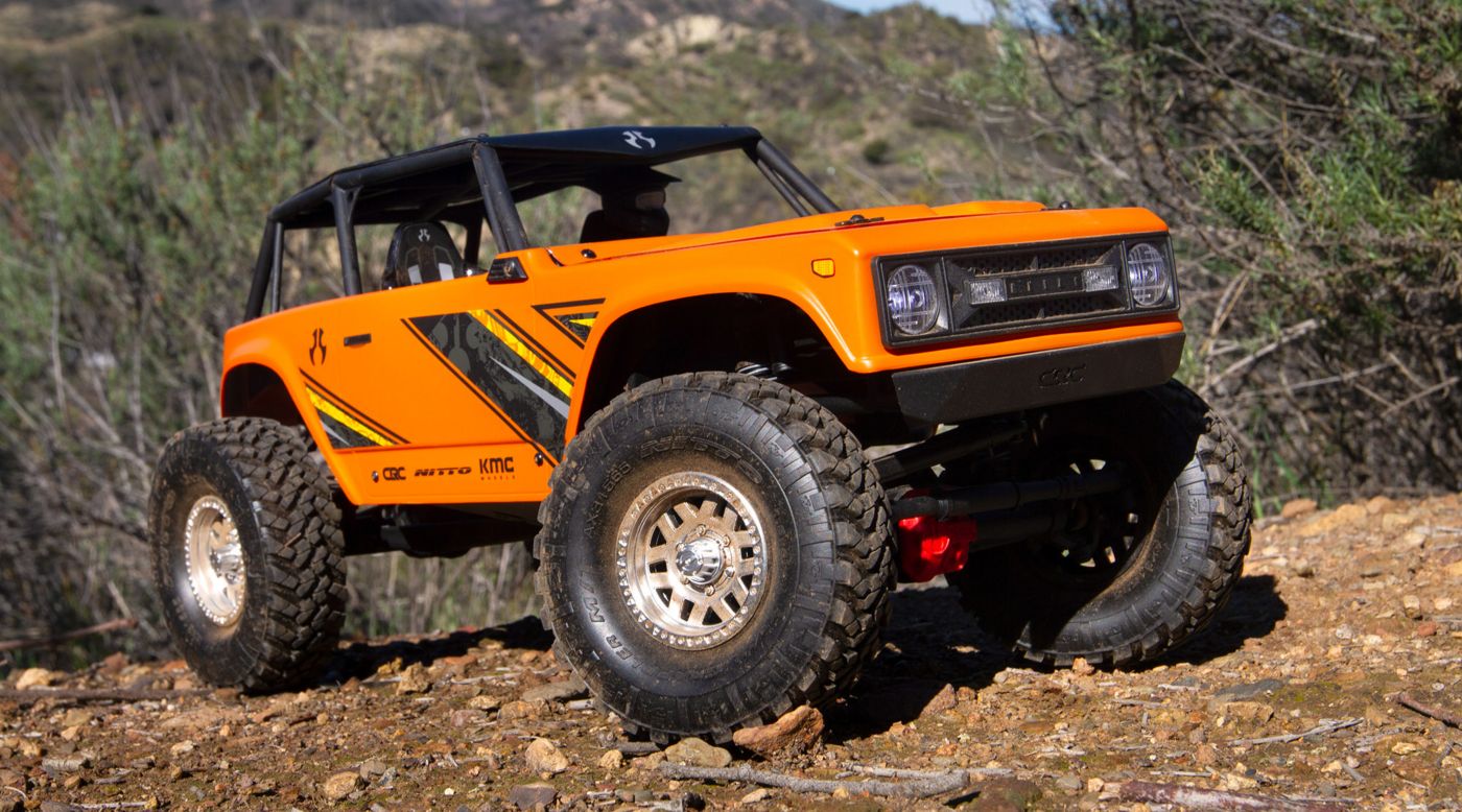 Axial 90074T1 - 1/10 Wraith 1.9 4WD Brushed RTR, Orange