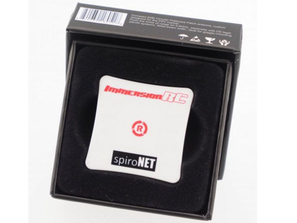 ImmersionRC IRLSNRHPATCH8 - SpiroNet, RHCP Mini Patch (8dBi)