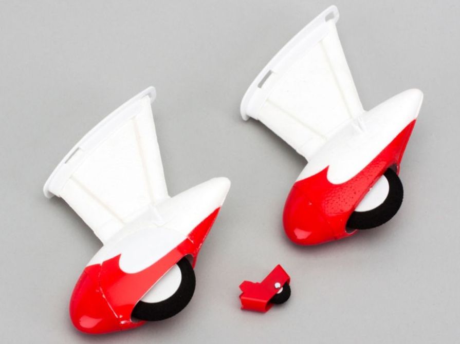 E-flite EFLU4555 - Landing Gear and Tail Wheel Set (UMX Gee Bee R2)