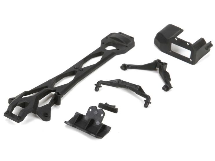 Losi LOS211003 - Upper Deck Support, Body Mounts (Mini 8T)