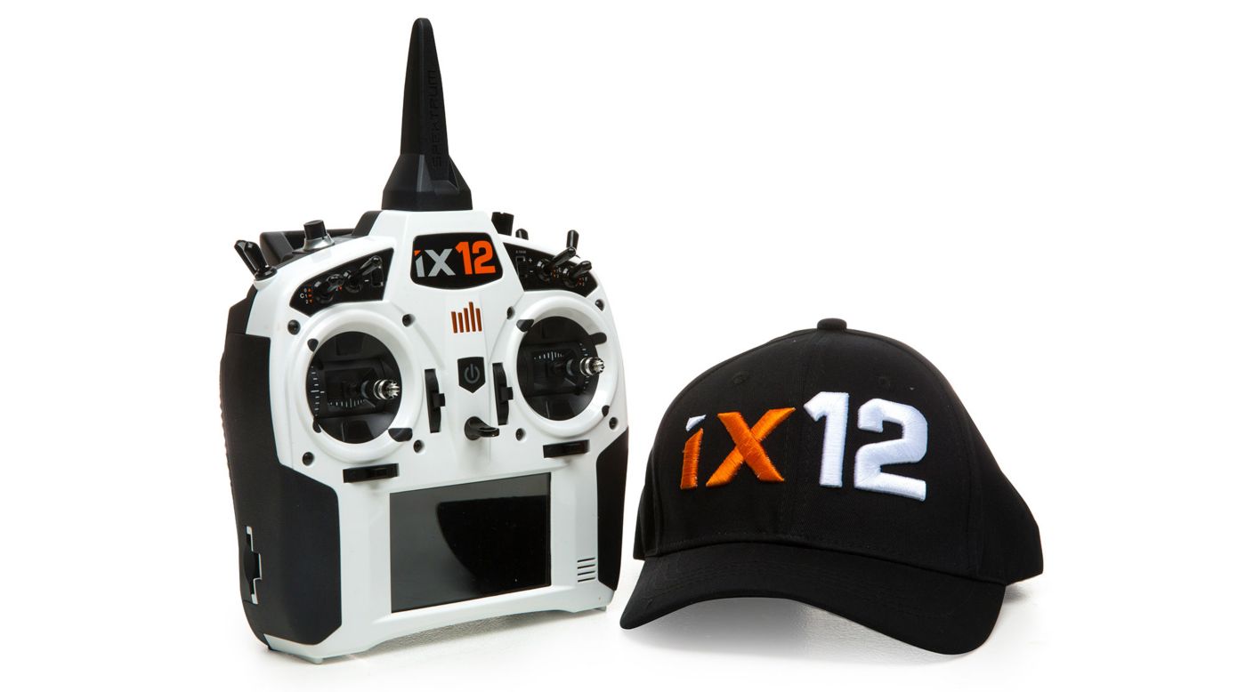 Spektrum SPMR1200W - iX12 12-Channel DSMX Transmitter Only, White