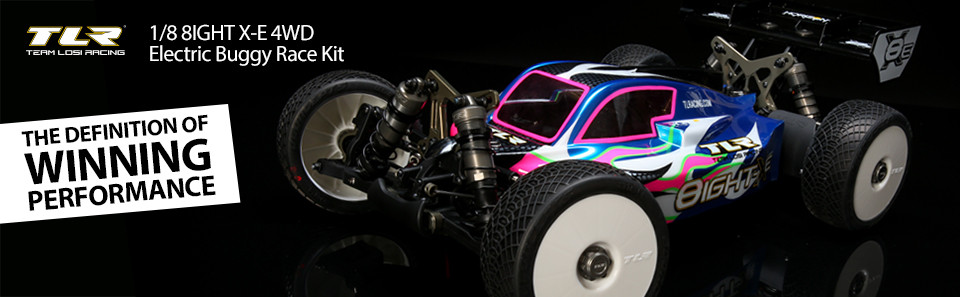 TLR TLR04008 - 1/8 8IGHT-XE 4WD Electric Buggy Race Kit