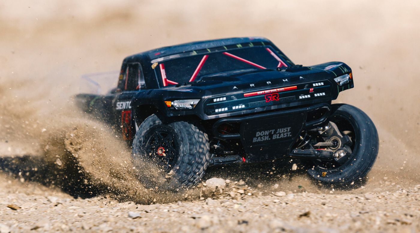 Arrma ARAD83LG - 1/10 SENTON 6S BLX 4WD Brushless Short Course RTR, Black/Green