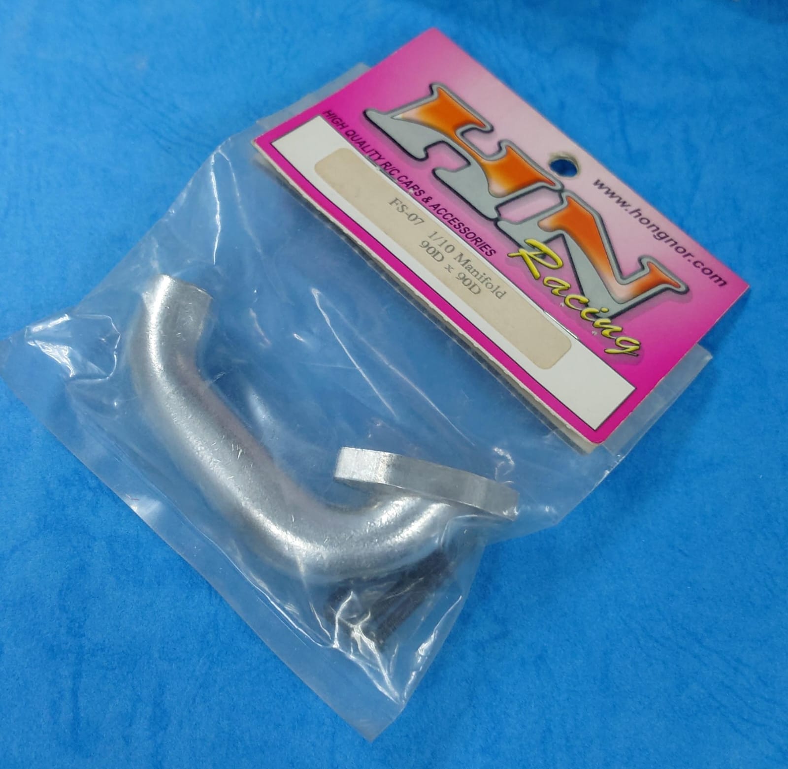 Hong Nor FS-07 - 1/10 Manifold 90D x 90D (Nitro Z-10, HPI RS4)