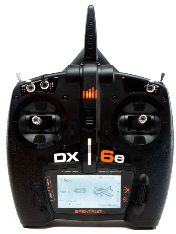 Spektrum SPMR6655 - DX6e 6-Channel DSMX Transmitter Only 