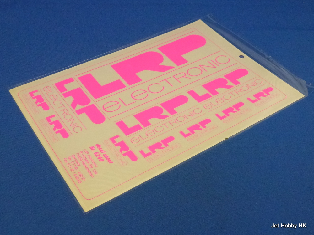 LRP Decal - LRP Logo Decal Pink 14x21.5cm