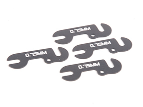 Schumacher U7921 - Alloy Ride Height Spacer 0.75mm (Atom 2)