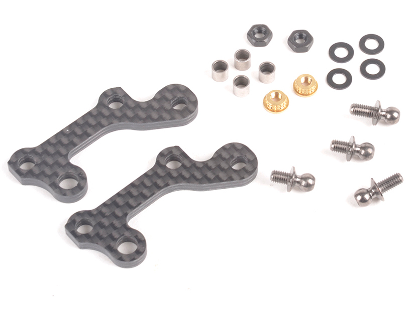 Schumacher U7818 - C/F Upper Wishbone Mount 2 Dot (Mi7)