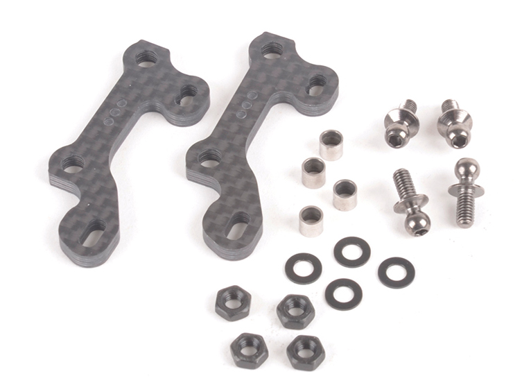 Schumacher U7847 - C/F Upper Wishbone Mount 3 Dot (Mi7)