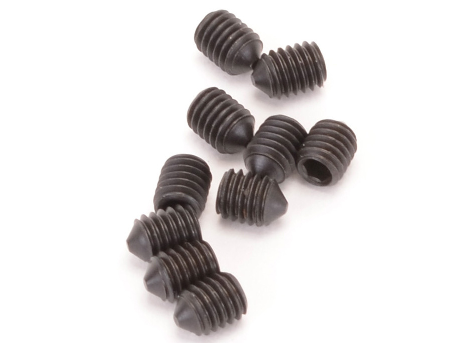 Schumacher U4662 - Speed Pack - M3x4 Grub Screw - Cone Point 10pcs