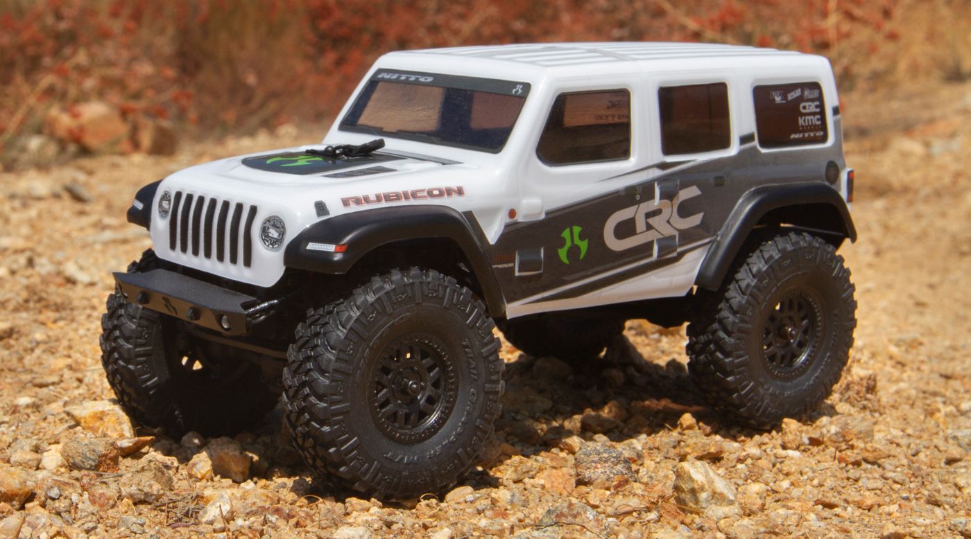 Axial AXI00002T1 - 1/24 SCX24 2019 Jeep Wrangler JLU CRC Rock Crawler 4WD RTR, White