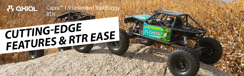 Axial AXI03000T2 - 1/10 Capra 1.9 Unlimited 4WD RTR Trail Buggy, Green