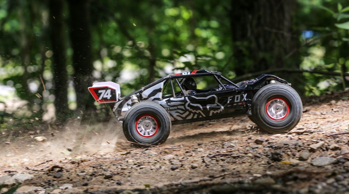 Losi LOS03027T2 - 1/10 Tenacity DB Pro 4WD Desert Buggy Brushless RTR with Smart, Fox Racing