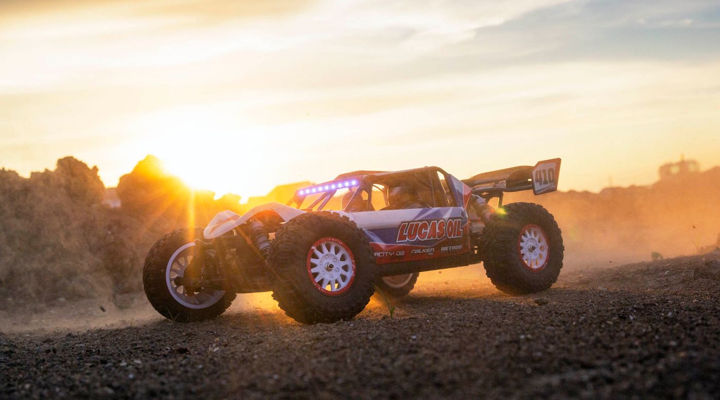 Losi LOS03027T1 - 1/10 Tenacity DB Pro 4WD Desert Buggy Brushless RTR with Smart, Lucas Oil