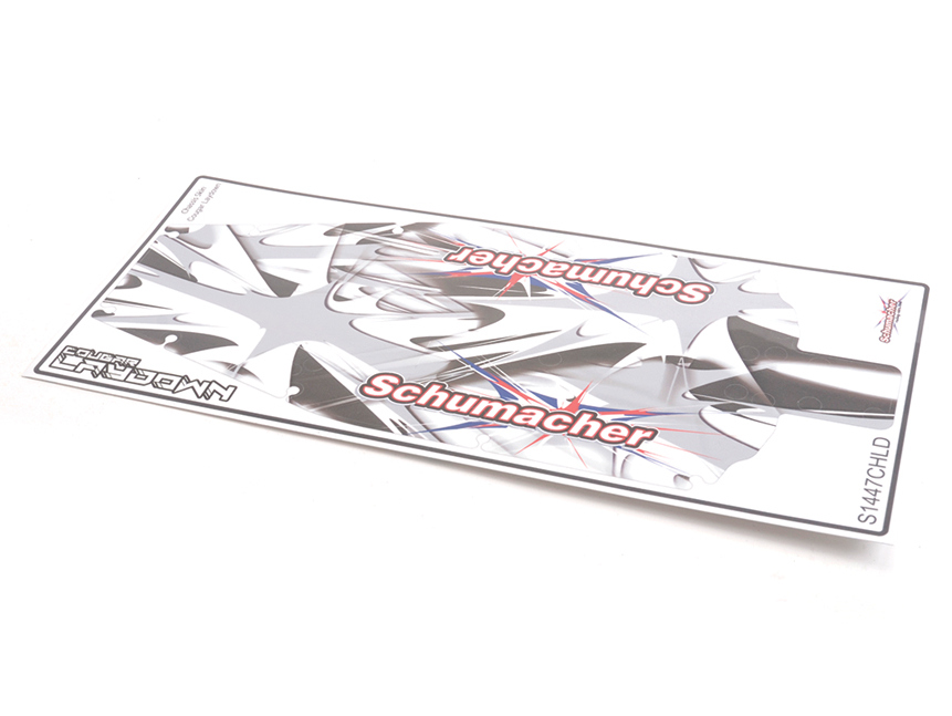 Schumacher U8004 - Chassis Skin with Holes (Cougar Laydown) 