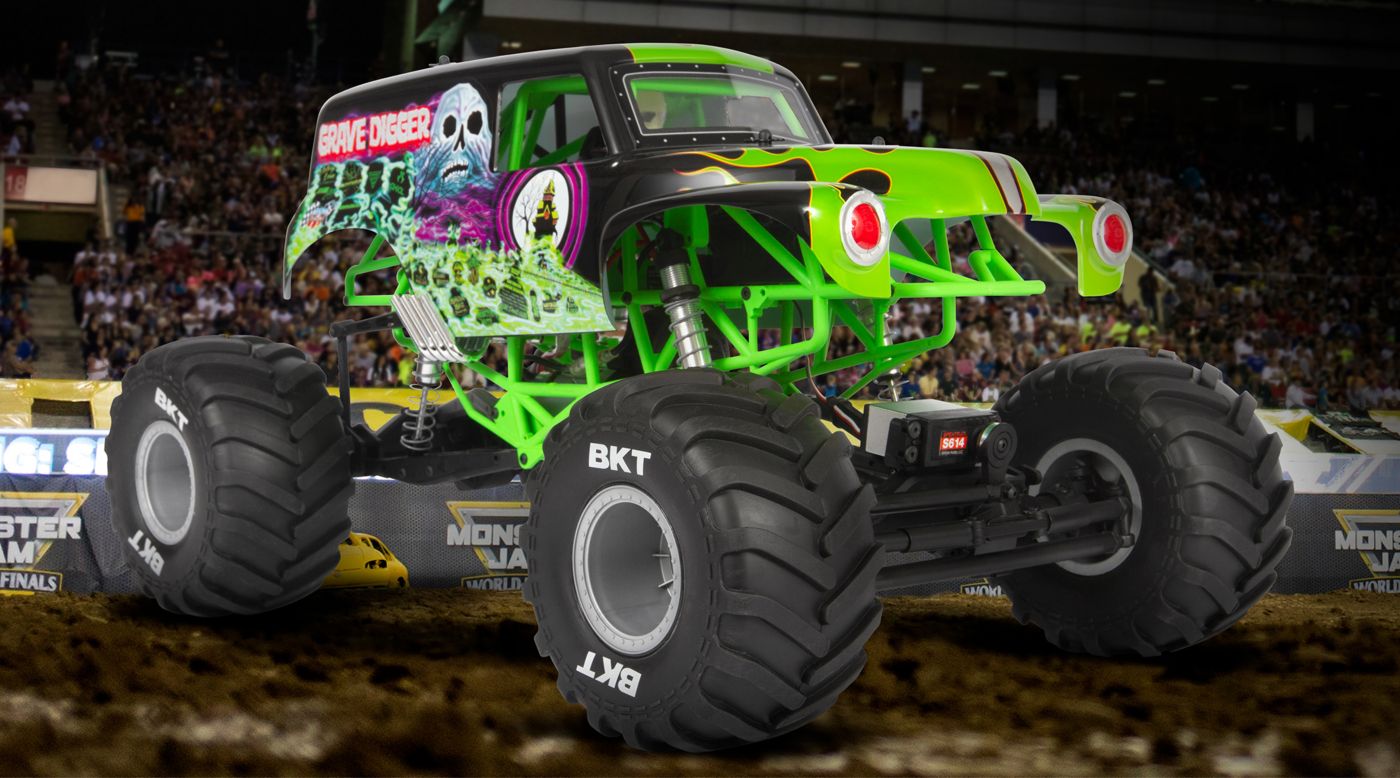 Axial AXI03019 - 1/10 SMT10 Grave Digger 4WD Monster Truck Brushed RTR