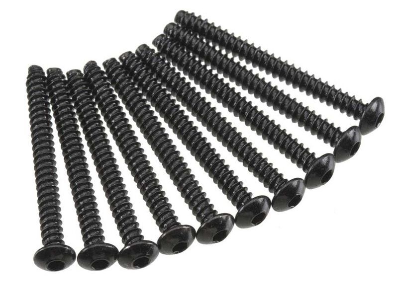 Axial AXIC0125 - Hex Tap Button Head M3x30mm Black(AXA441)