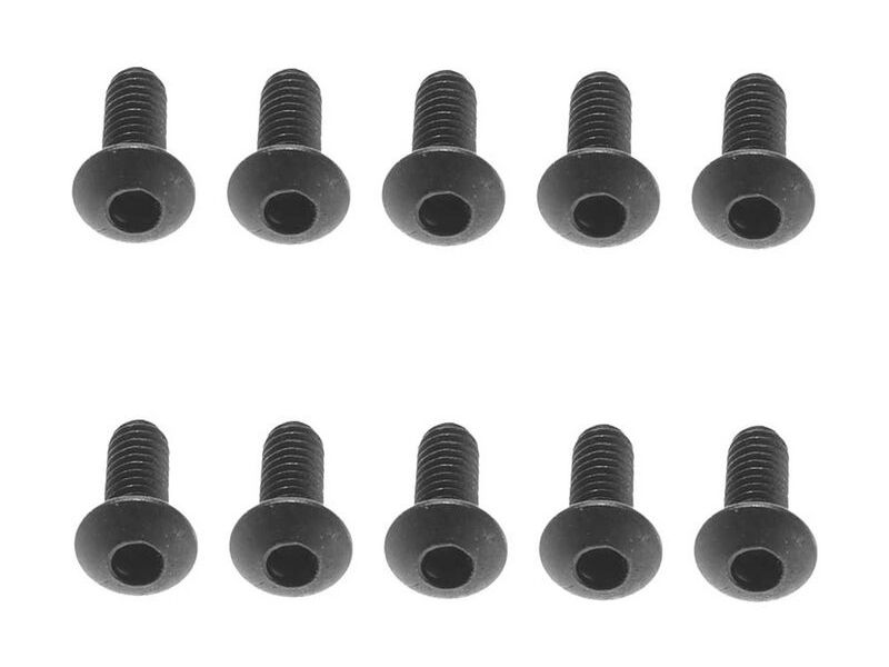 Axial AXIC1280 - M2.6x6mm Hex Socket Button Black (AX31280)