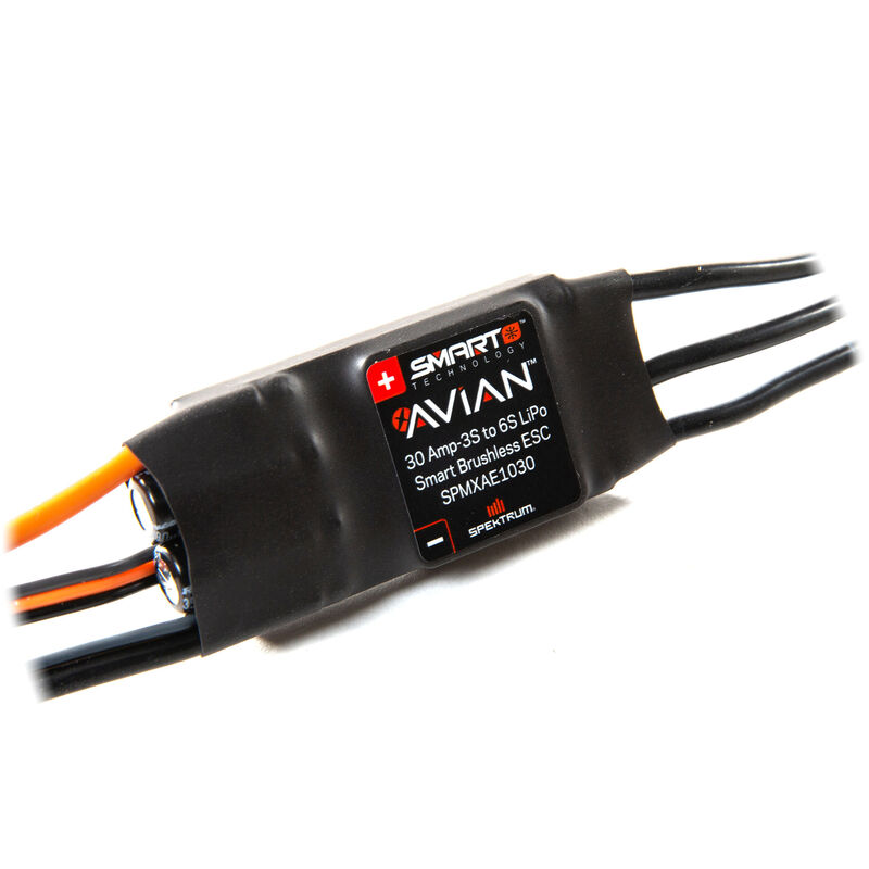 Spektrum SPMXAE1030 - Avian 30 Amp Brushless Smart ESC, 3S-6S
