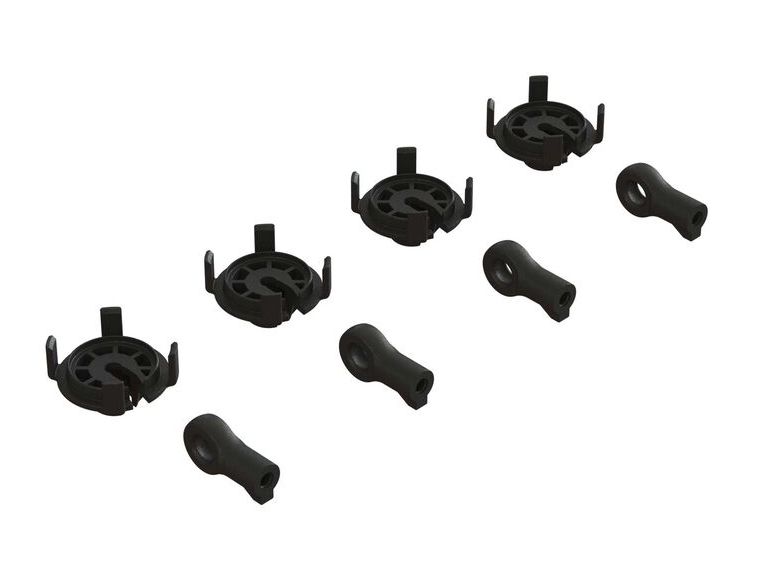Arrma ARA330569 - Shock Rod End & Spring Perch Set (4 Shocks)