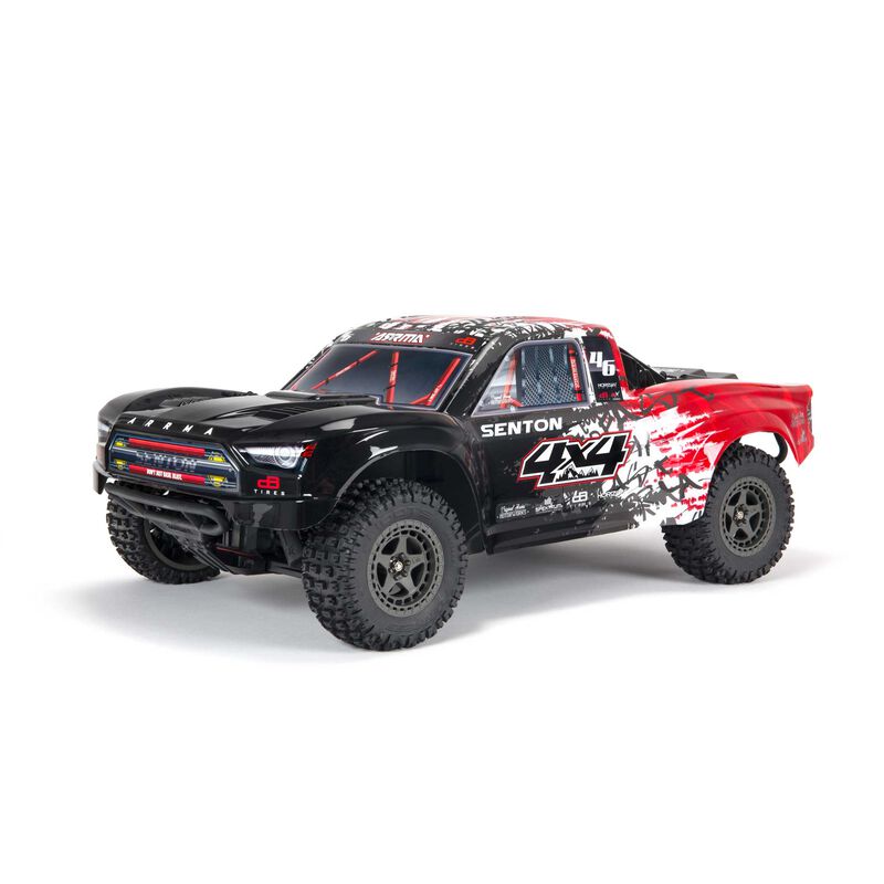 Arrma ARA4303V3T2 - 1/10 SENTON 4X4 V3 3S BLX Brushless Short Course Truck RTR, Red