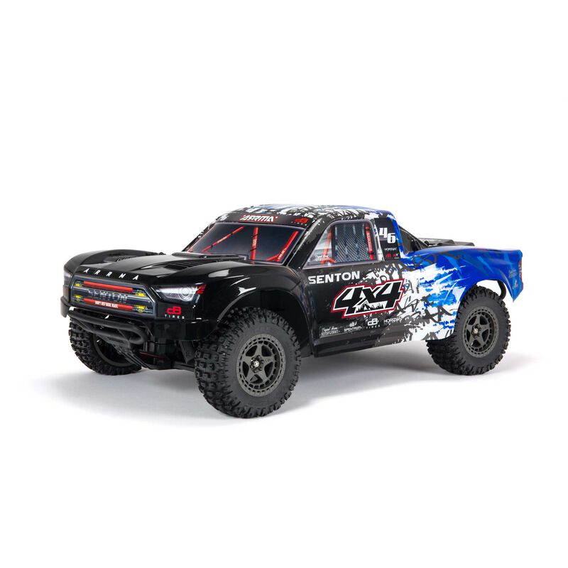 Arrma ARA4303V3T1 - 1/10 SENTON 4X4 V3 3S BLX Brushless Short Course Truck RTR, Blue