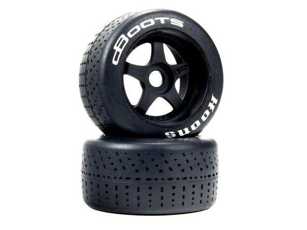 Arrma ARA550073 - 1/7 dBoots Hoons Rear 107 White Pre-Mounted Belted Tires, 17mm Hex (Felony)