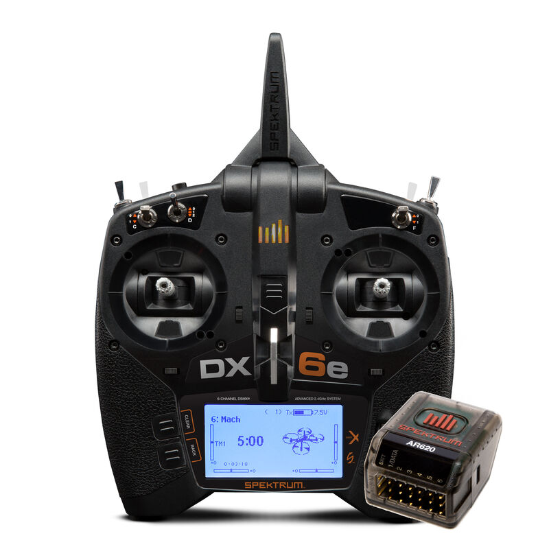 Spektrum SPM6655 - DX6e 6-Channel DSMX Transmitter with AR620