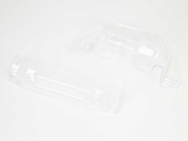 Arrma ARA410012 - Clear Splitter And Diffuser, Trimmed (FELONY 6S BLX)