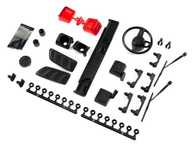 Axial AXI230022 - Exterior Body Detail Parts, Jeep JLU (SCX10 III)