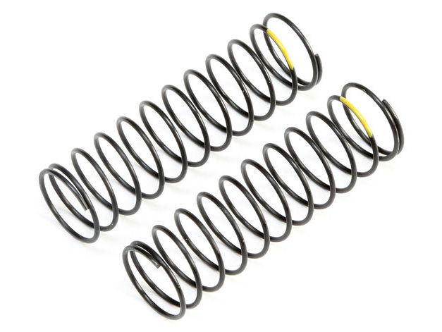TLR 233057 - Rear Springs, Yellow, Low Frequency 12mm 