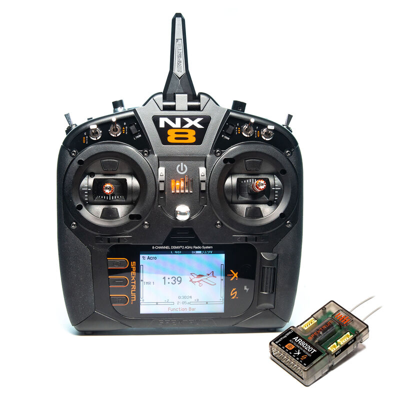 Spektrum SPM8200 - NX8 8-Channel DSMX Transmitter with AR8020T Telemetry Receiver *DISCONTINUED*