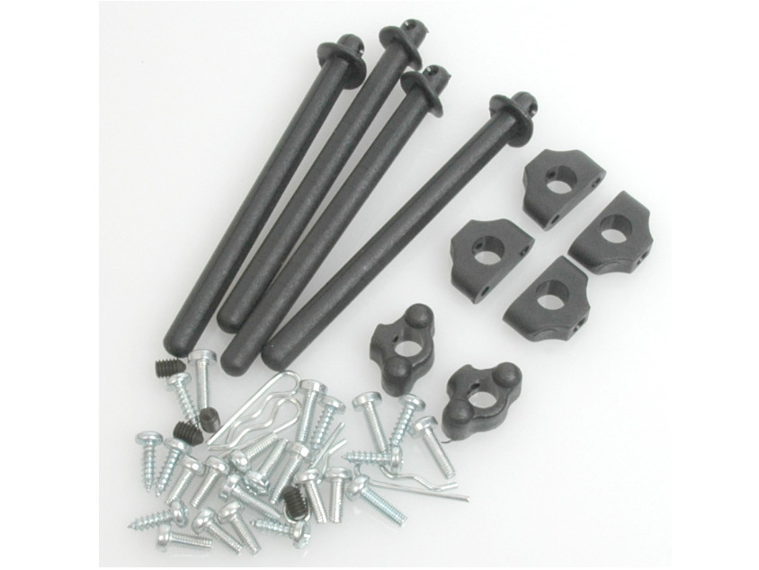 Schumacher U2154 - Lite Body Post Set; 2 vert 2 horizon