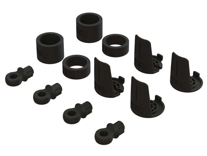 Arrma ARA330666 - Spring Perch And Rod End Set (Vorteks)