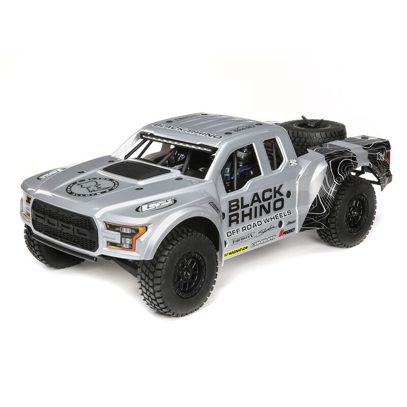 Losi LOS03020V2T2 - 1/10 Black Rhino Ford Raptor Baja Rey 4WD Brushless RTR with SMART